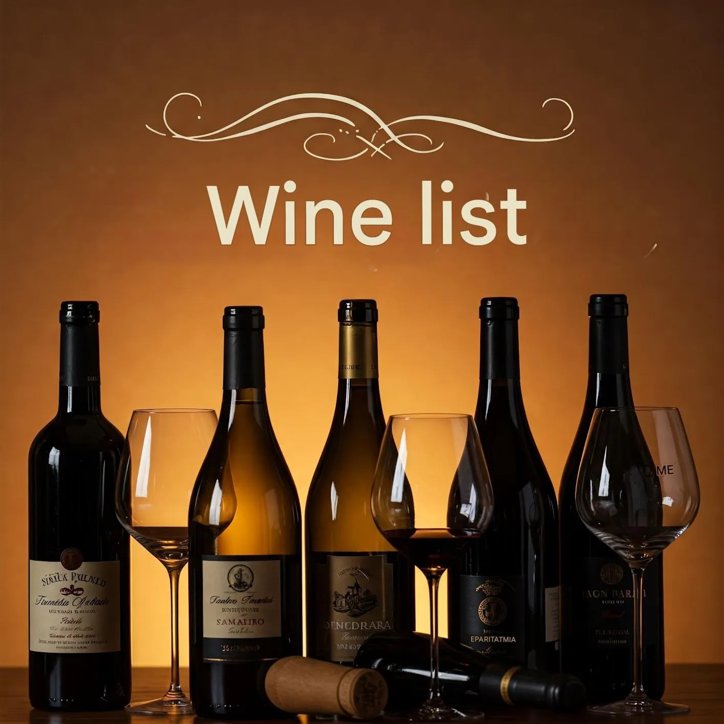 Wine list of Checchino dal 1887